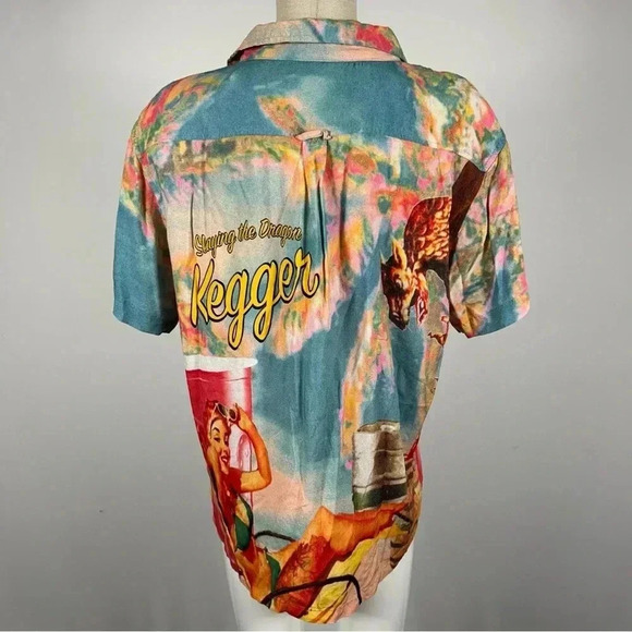 **KOLBY RAYON PRINTED SHIRT L - Picture 5 of 11